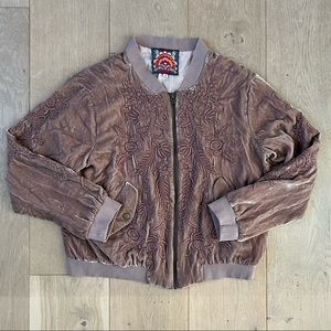 COPY - Johnny Was KAMALA VELVET BOMBER JACKET Size S